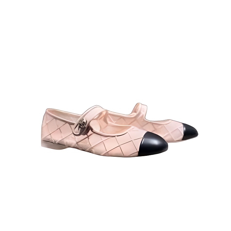 CHANEL Coco Beach 25M плоские мэри джейн туфли женские розовые — фото 4