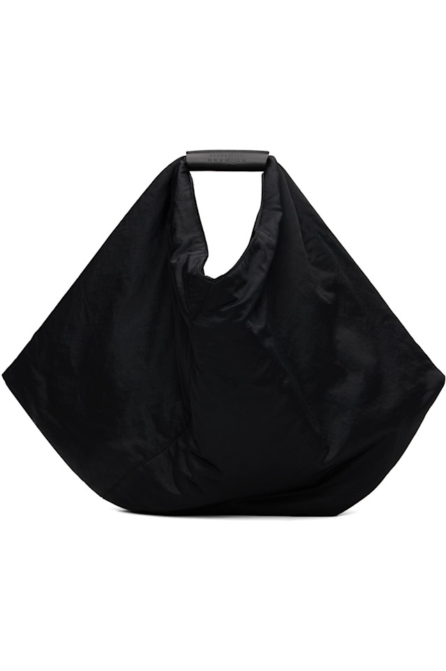 

Треугольная драпированная сумка-тоут Mm6 Maison Margiela, черный