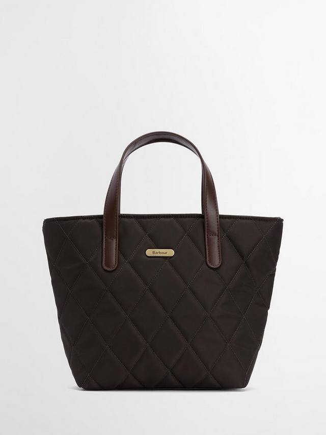 

Стёганая мини-сумка-тоут Barbour, Dark Olive