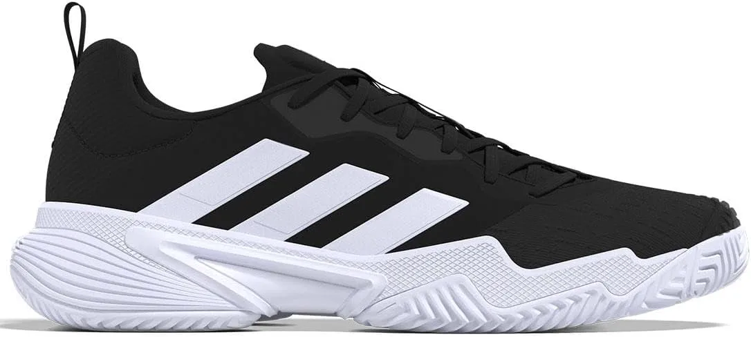 Мужская теннисная обувь Adidas Barricade Clay, черный/белый/серый — фото 3