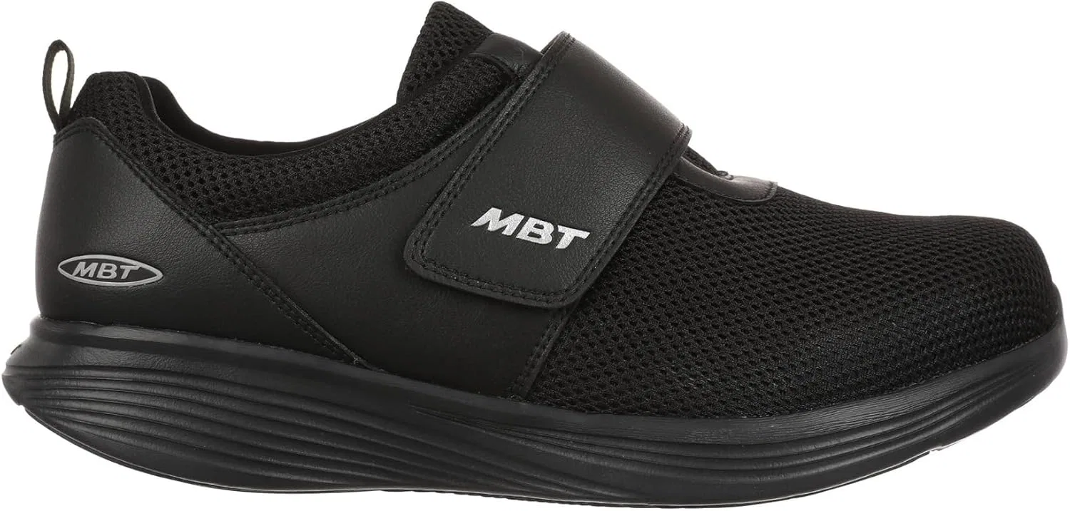 Мужские низкие кроссовки MBT Modena ACA.VELCRO 4F M, уровень 2, эффект рокера: средний, Black — фото 2