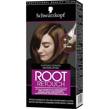 

Ritocco Ricrescita Перманентный золотисто-коричневый цвет Schwarzkopf