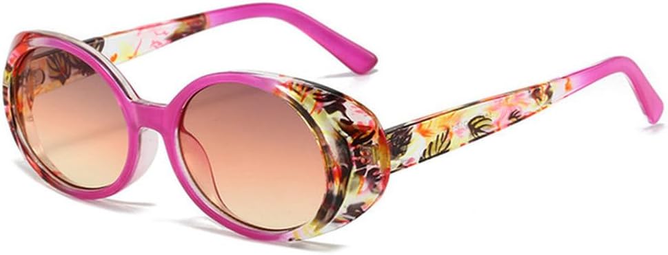 

Женские солнцезащитные очки LVTFCO в форме овальной сумки с цветочным рисунком, модные солнцезащитные очки в стиле ретро, ​​маленькая оправа, защита от ультрафиолета UV400, Pink