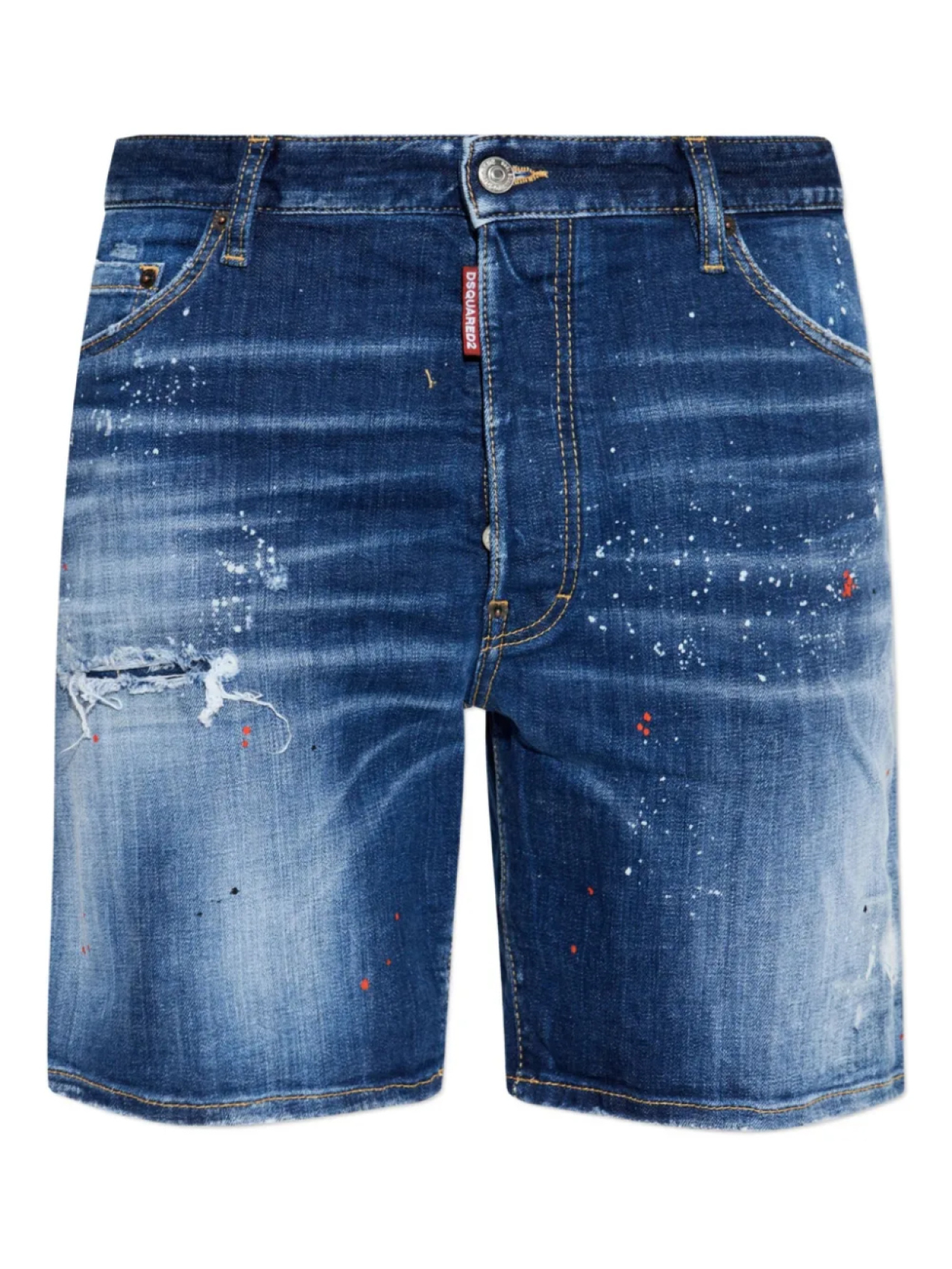 

DSQUARED2 хлопковые шорты, синий