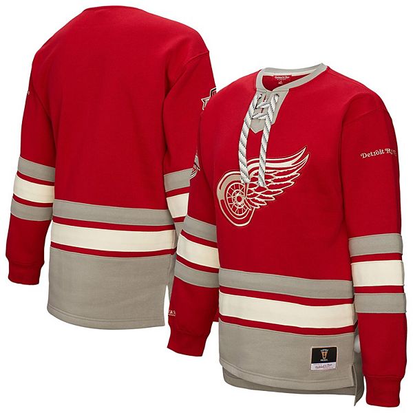 

Женский красный свитшот Detroit Red Wings Heritage Mitchell & Ness