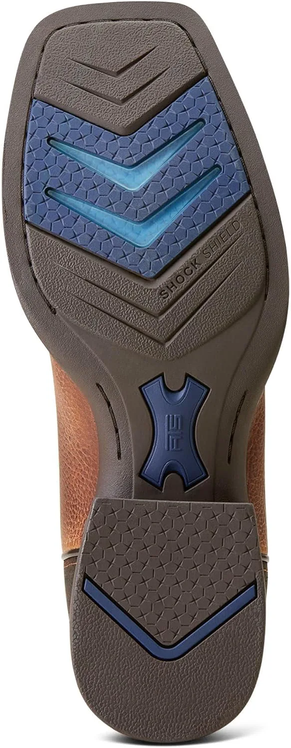 Мужские вестерн-сапоги Ariat Steadfast, коричневый/оранжевый — фото 3