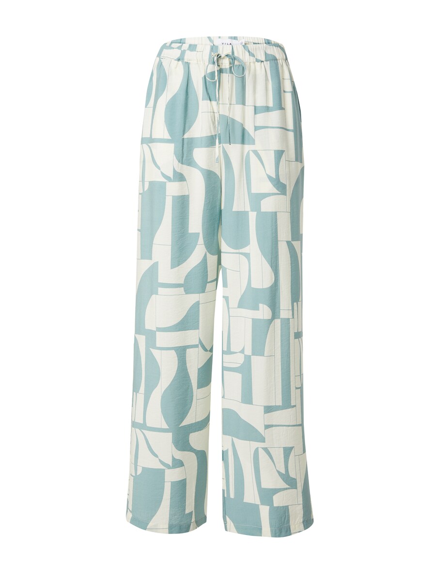 

Тканевые брюки VILA Wide leg Pants VISASJA, цвет beige/mint