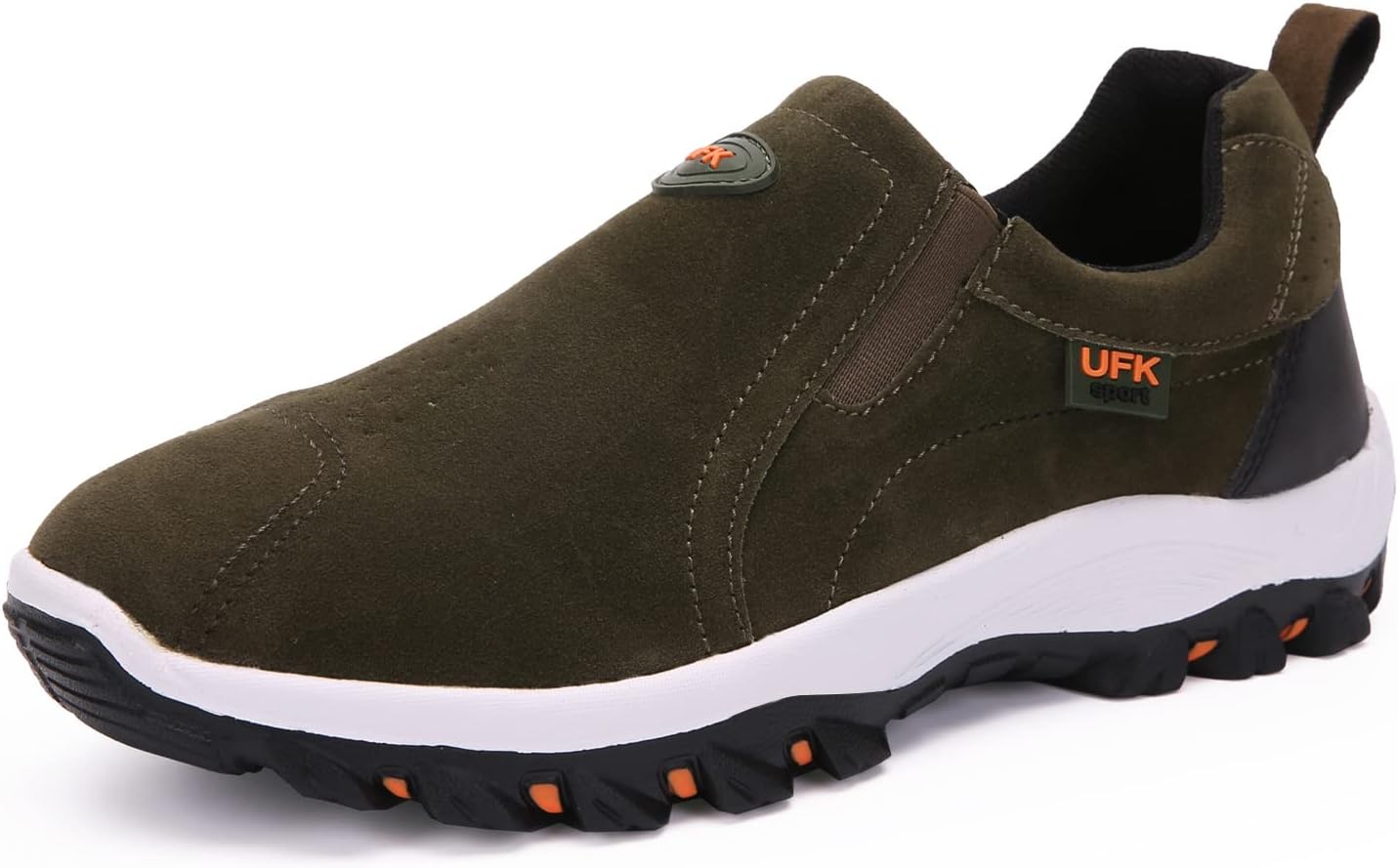 

Мужские походные кроссовки Eliogn с противоскользящей подошвой, для занятий спортом на открытом воздухе, легкие туристические кроссовки, повседневная модная спортивная обувь, рабочая обувь, студенческая обувь, зеленый