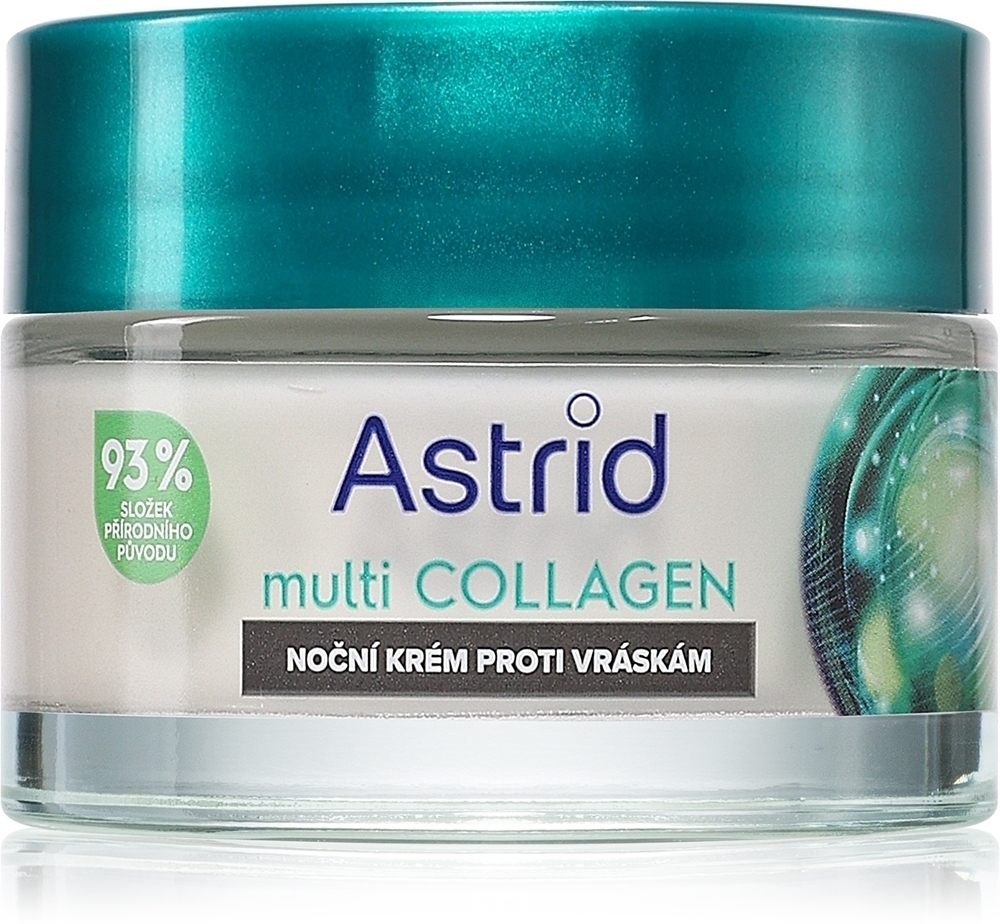 

Мультиколлагеновый ночной крем против морщин Astrid, 50 мл
