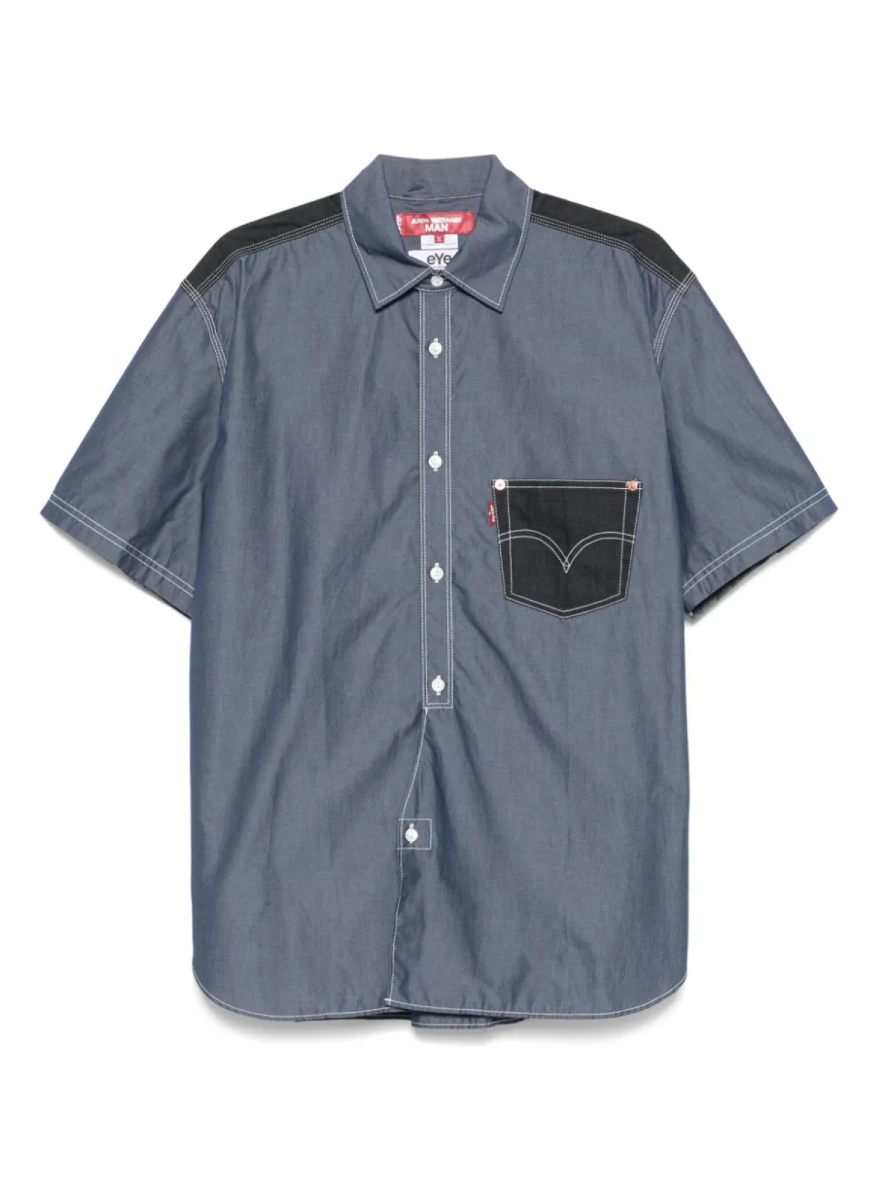 

Junya Watanabe МУЖСКАЯ рубашка с карманами Junya Watanabe MAN, синий