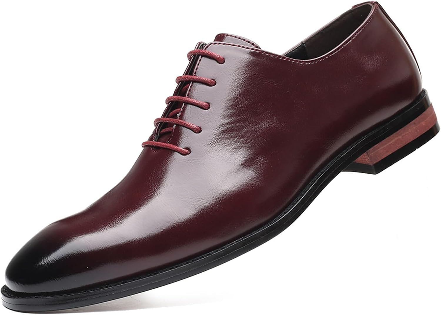 

Мужские классические оксфорды KYOESCAI, деловые туфли броги дерби на шнуровке для мужчин, для свадьбы, офиса, вечеринки, униформы, бордовый