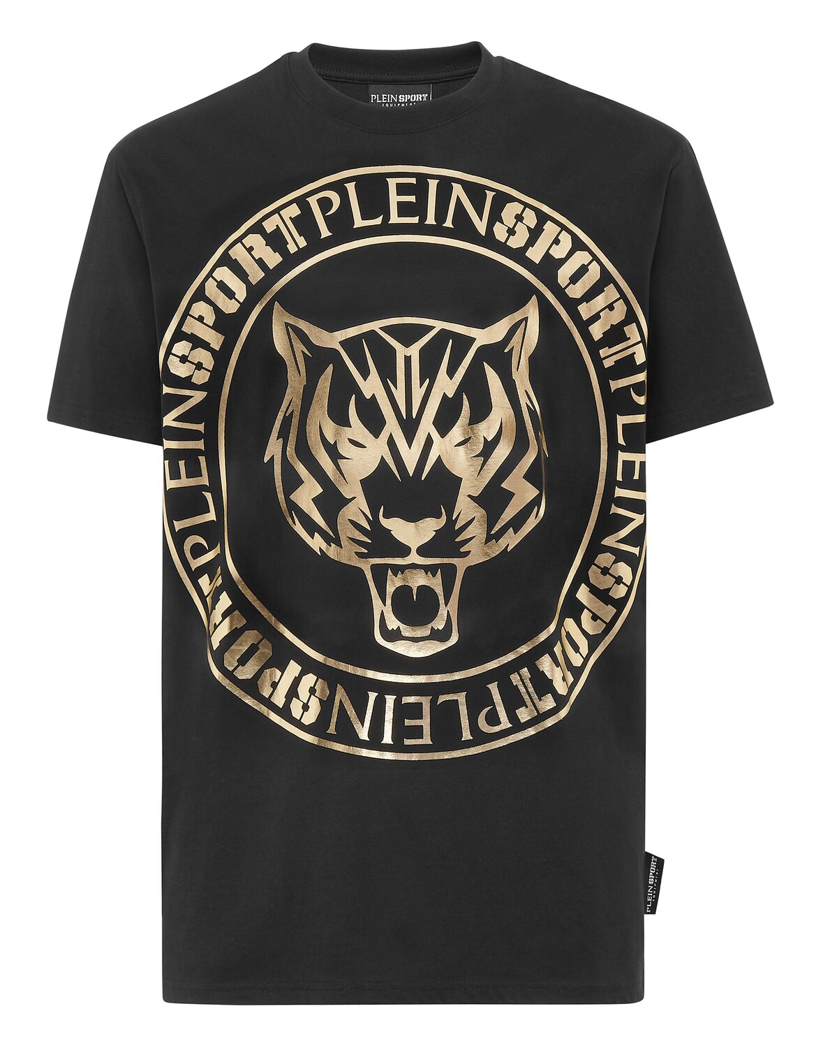 

Футболка с круглым вырезом SS Tiger Plein Sport, цвет Black / Gold