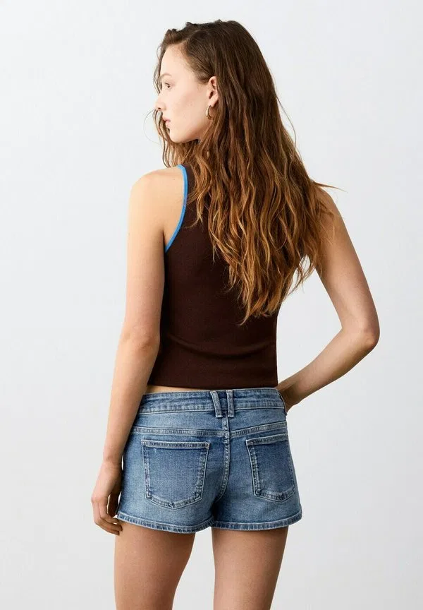 Подростковые джинсовые шорты Mango Kids, Blue — фото 2