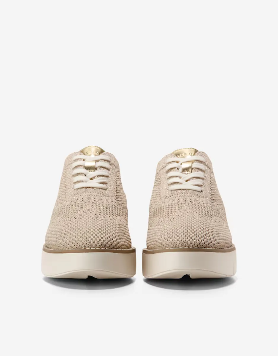 Женская обувь на шнуровке из ткани Stitchlite Cole Haan, бежевый — фото 2