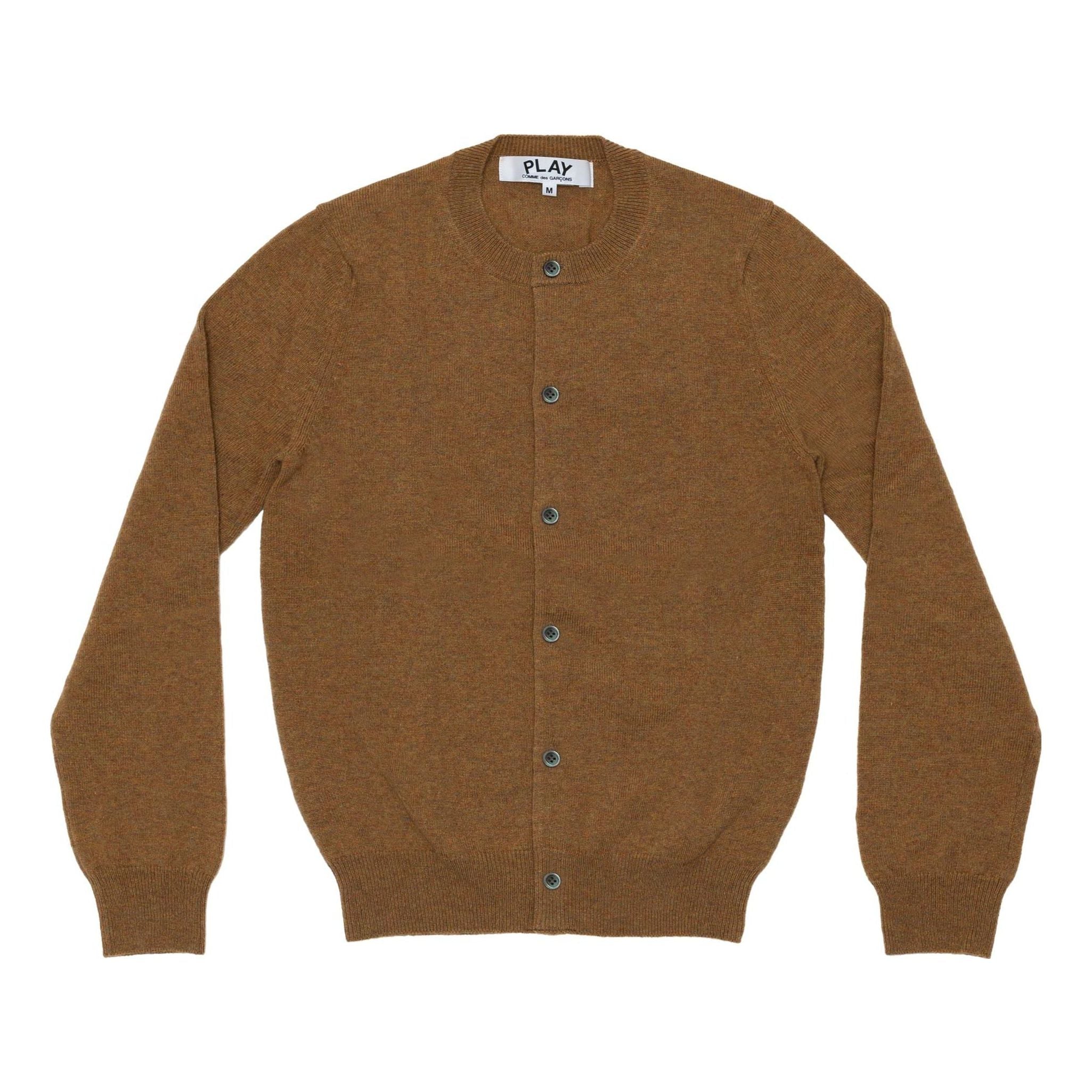 

Кардиган (WMNS) COMME des GARCONS PLAY Cardigan Pastel Series Sleeve Heart 'Brown' AZ-N091-051-3, коричневый