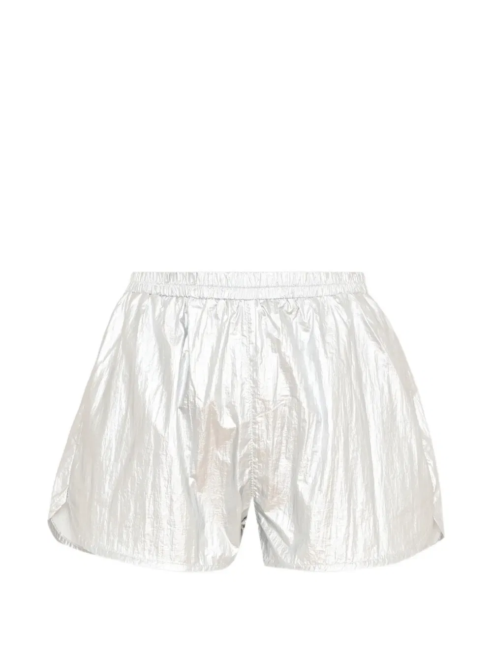 Плиссированные шорты Stella Mccartney Kids, серебро