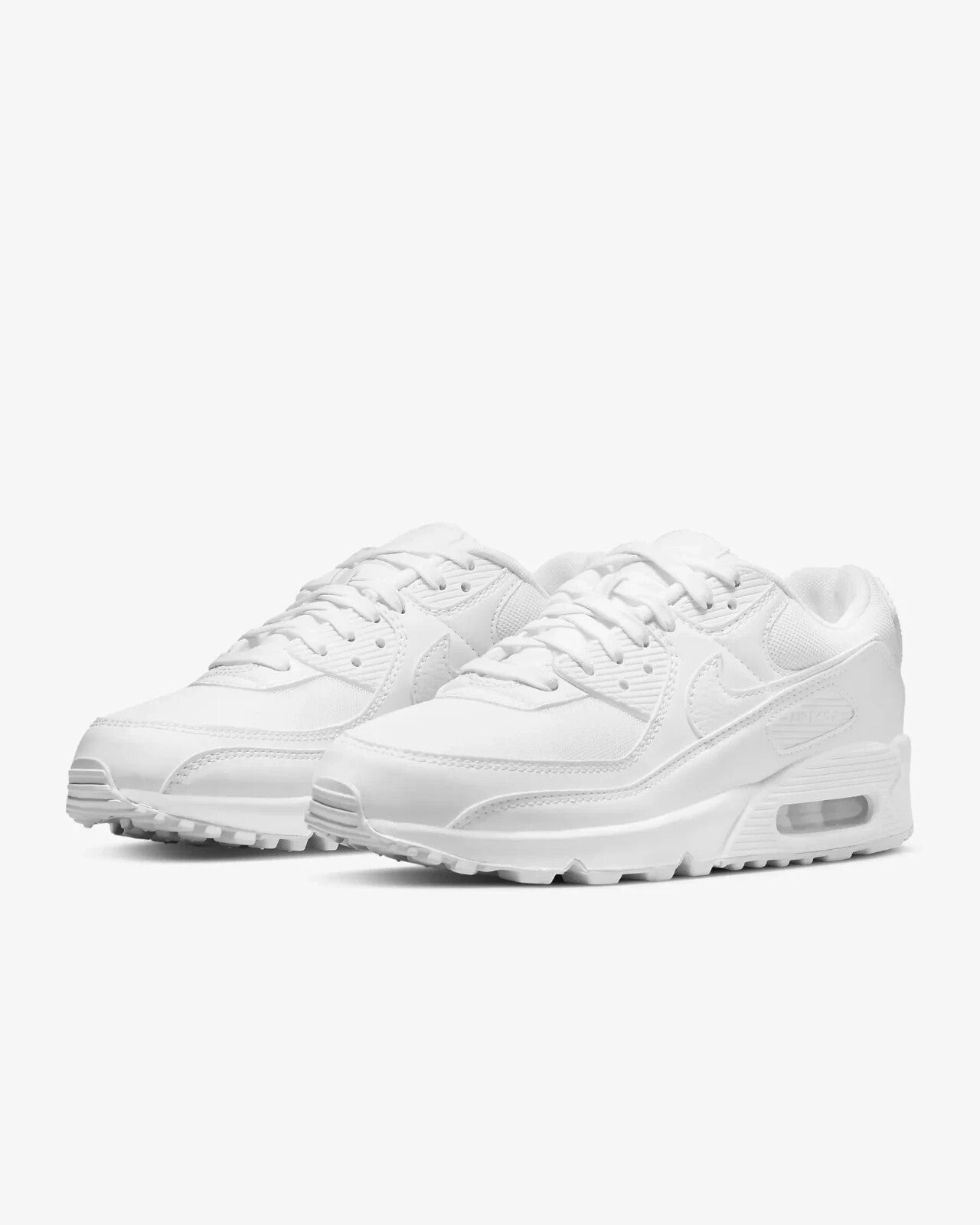 Кроссовки Nike Air Max 90 DH8010-100 женские US 11.5 белые повседневные FD1107