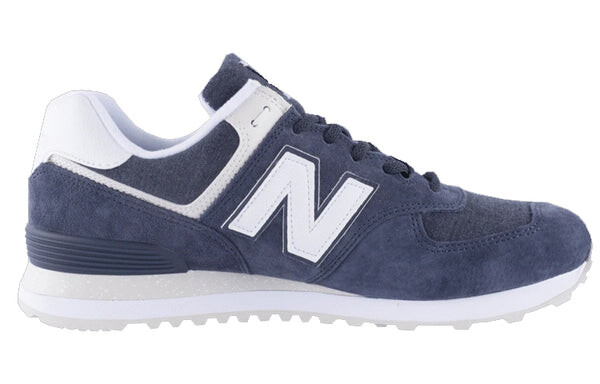 Кроссовки 574 New Balance, белый — фото 2