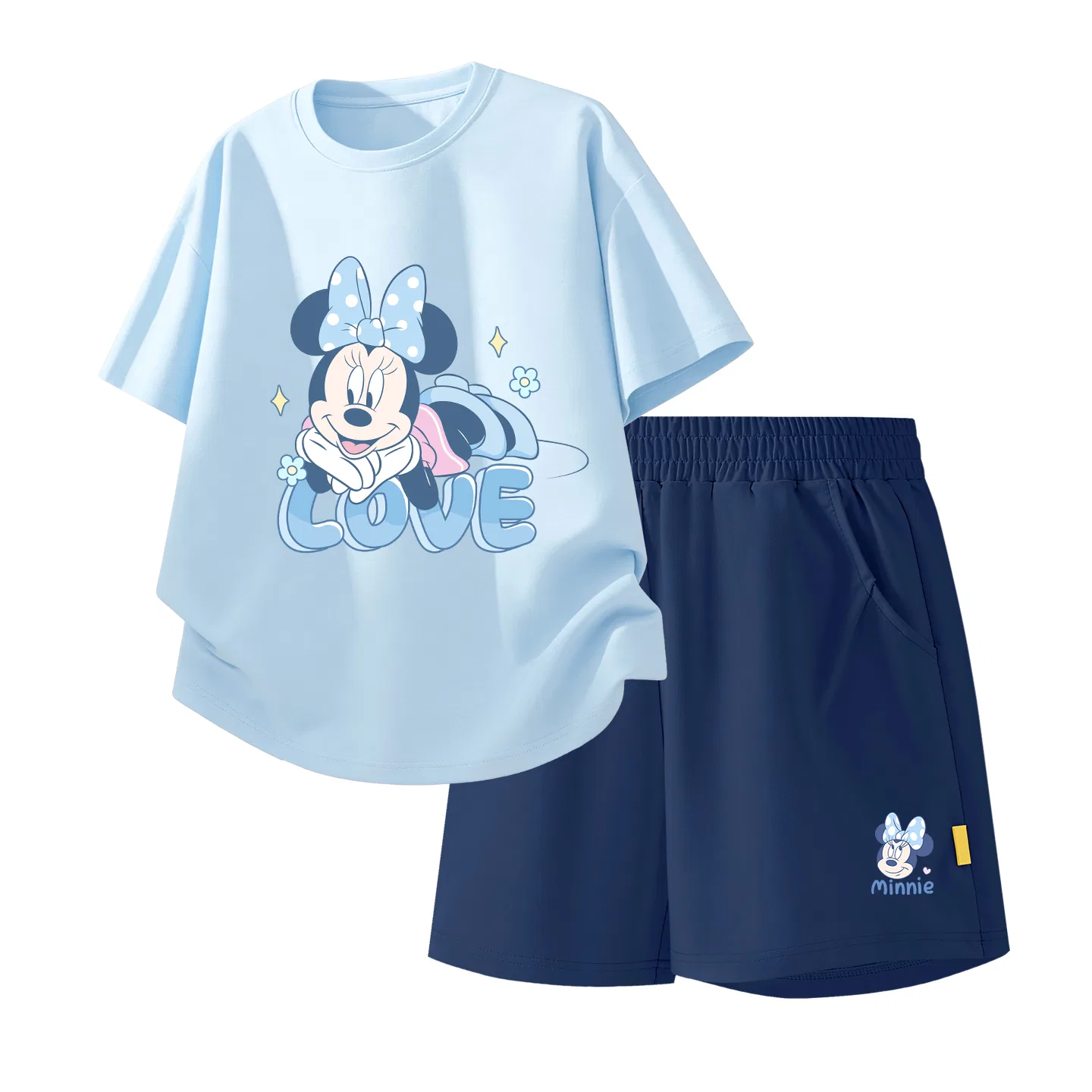 Детский спортивный костюм Casual Sportswear 2 Piece Set Disney, Dainty Sky Blue+Dilly K_Right Lower Deep Sea Blue