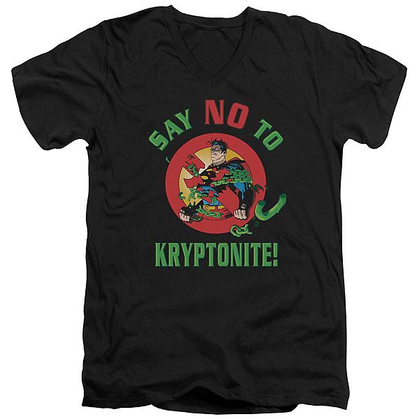 

Футболка с V-образным вырезом Superman say no to kryptonite Licensed Character