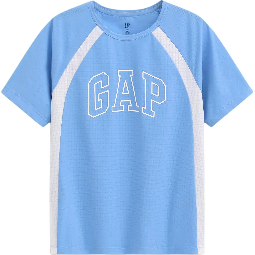 Детская футболка GAP серый — фото 4