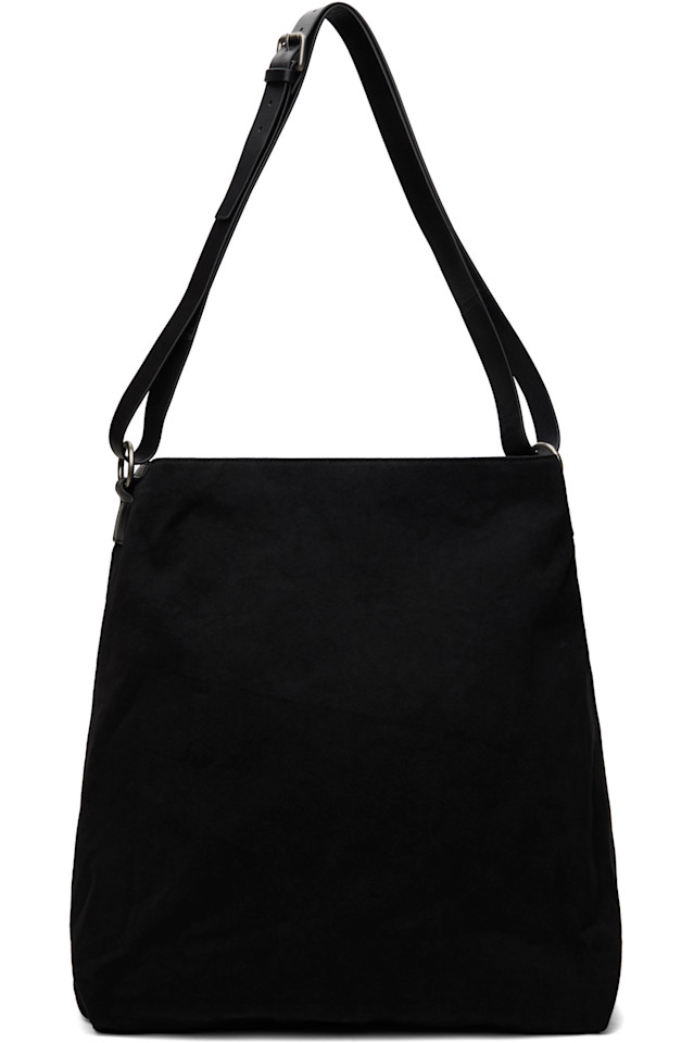 

Большая сумка из холста Dries Van Noten, черный