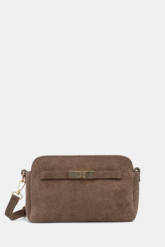 

Замшевая сумка Answear.LAB, бежевый