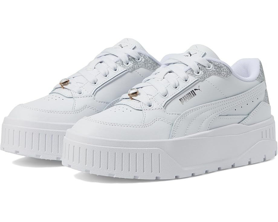 

Кроссовки PUMA Kids Karmen Ii Idol, цвет Puma White/Puma White/Puma Silver 2