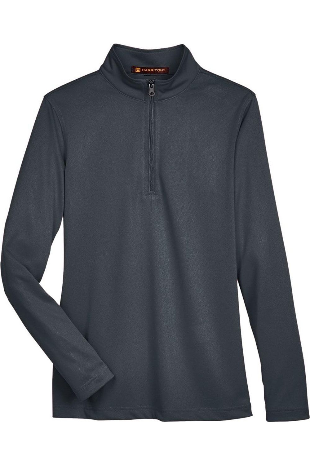 

Женская толстовка Harriton Advantage с защитой от зацепов и застежкой-молнией до середины груди, dark charcoal