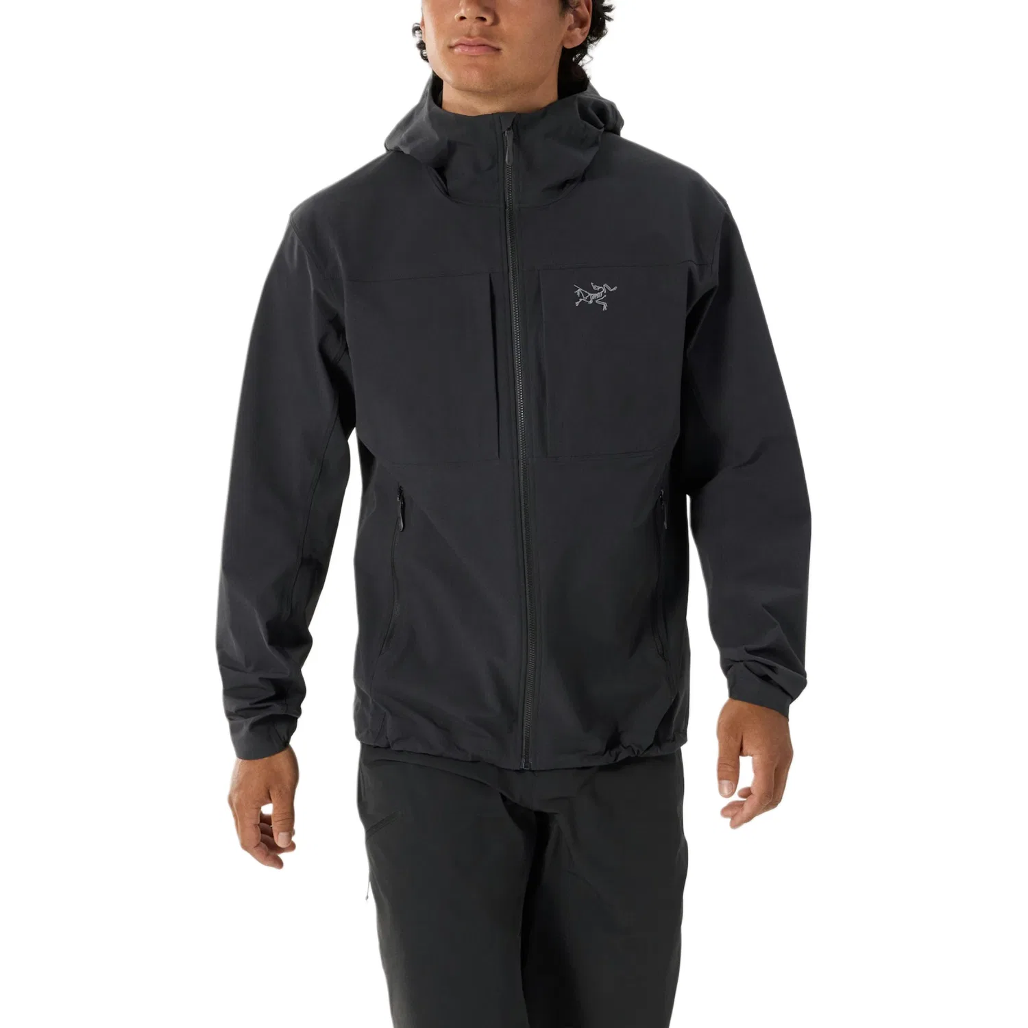 Софтшелл-куртка Gamma с капюшоном Arcteryx красная — фото 4