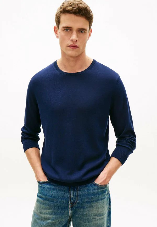 Джемпер с круглым вырезом в стиле smart casual Tommy Hilfiger, Navy Iris