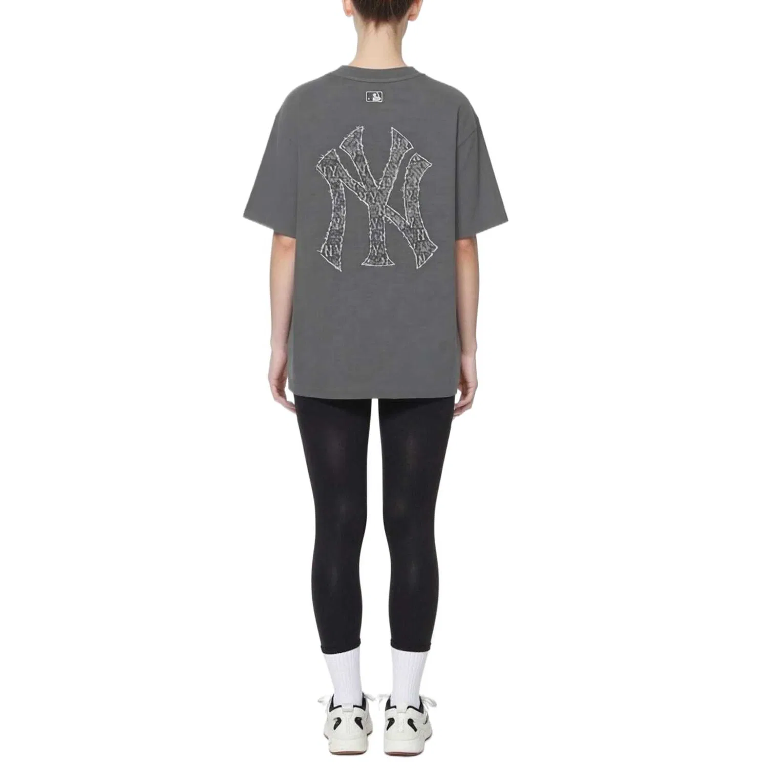 Футболка с круглым вырезом Moderate MLB KIDS, Dark Gray — фото 3
