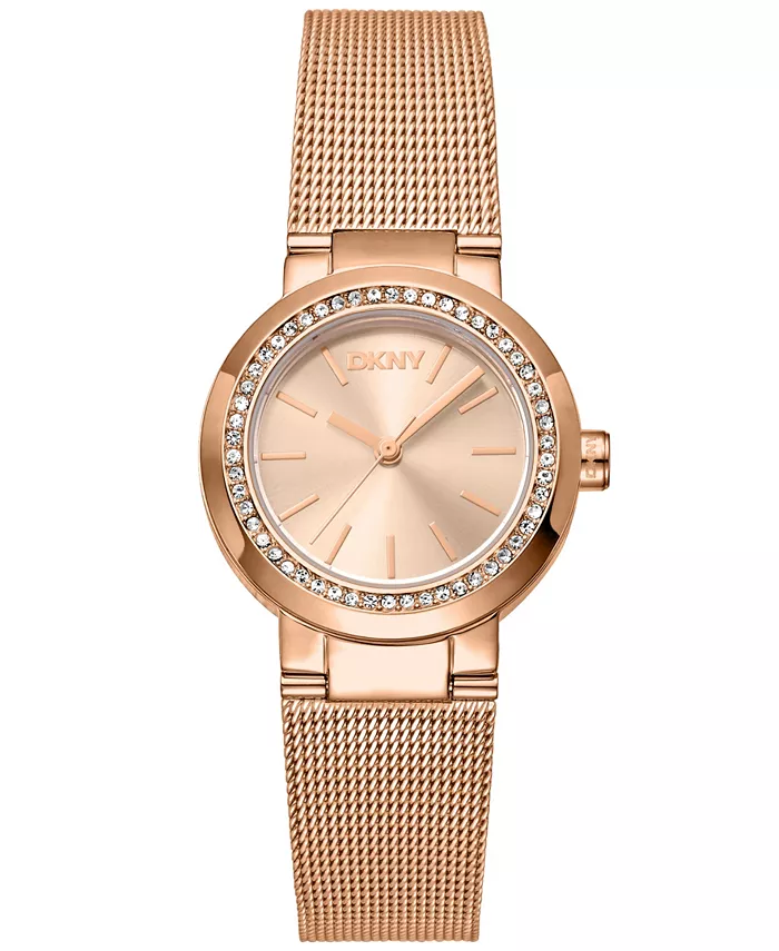 

Женские часы-браслет Eastside из нержавеющей стали с розовым золотым покрытием, 28 мм DKNY