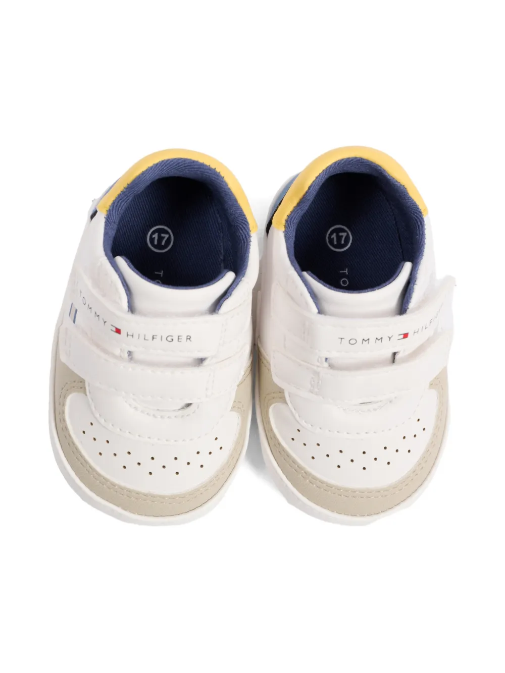 Детские ботиночки с контрастными вставками Tommy Hilfiger Junior, белый — фото 3