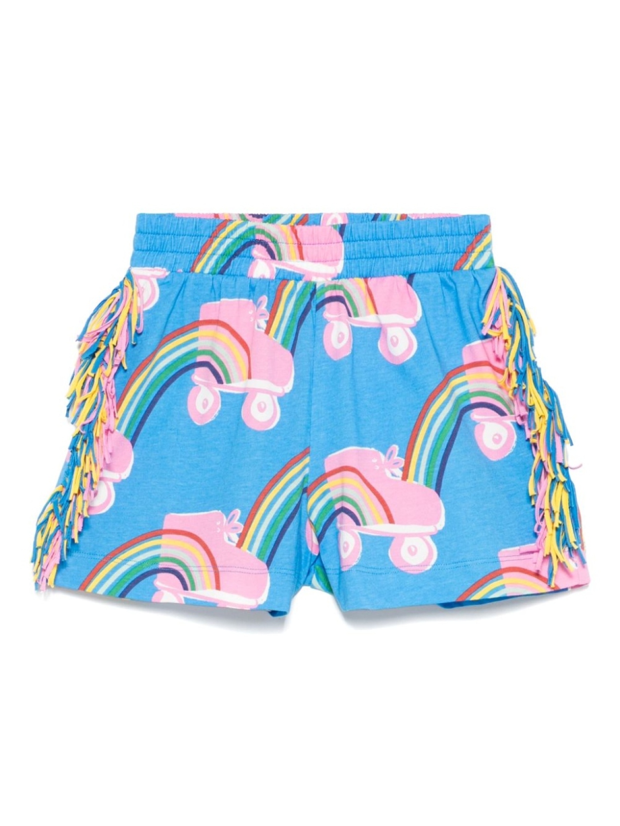 

Stella McCartney Kids шорты с графичным принтом, синий