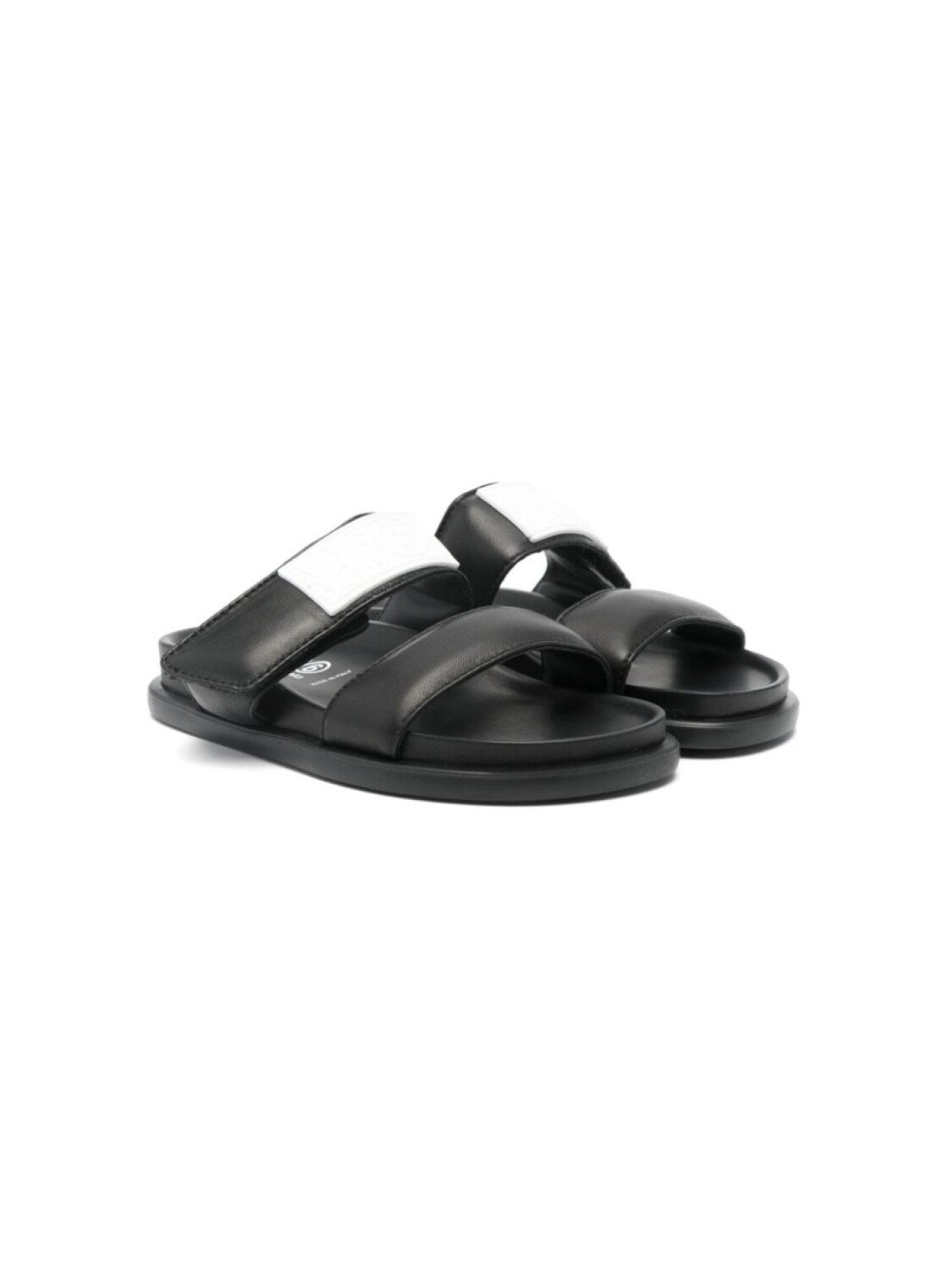 

MM6 Maison Margiela Kids декорированные сандалии, черный