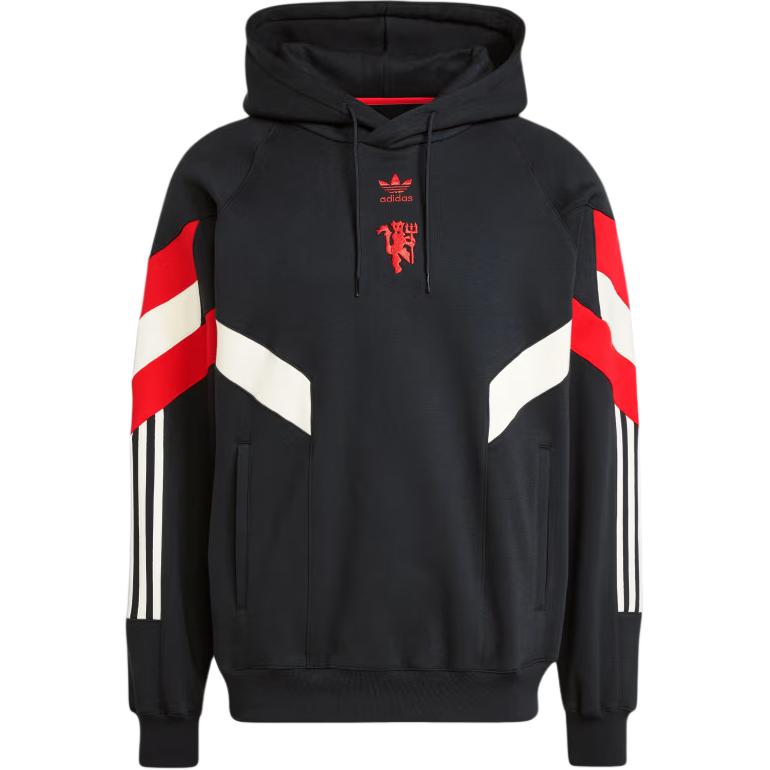 Толстовка Manchester United Originals Adidas Originals, черный — фото 3