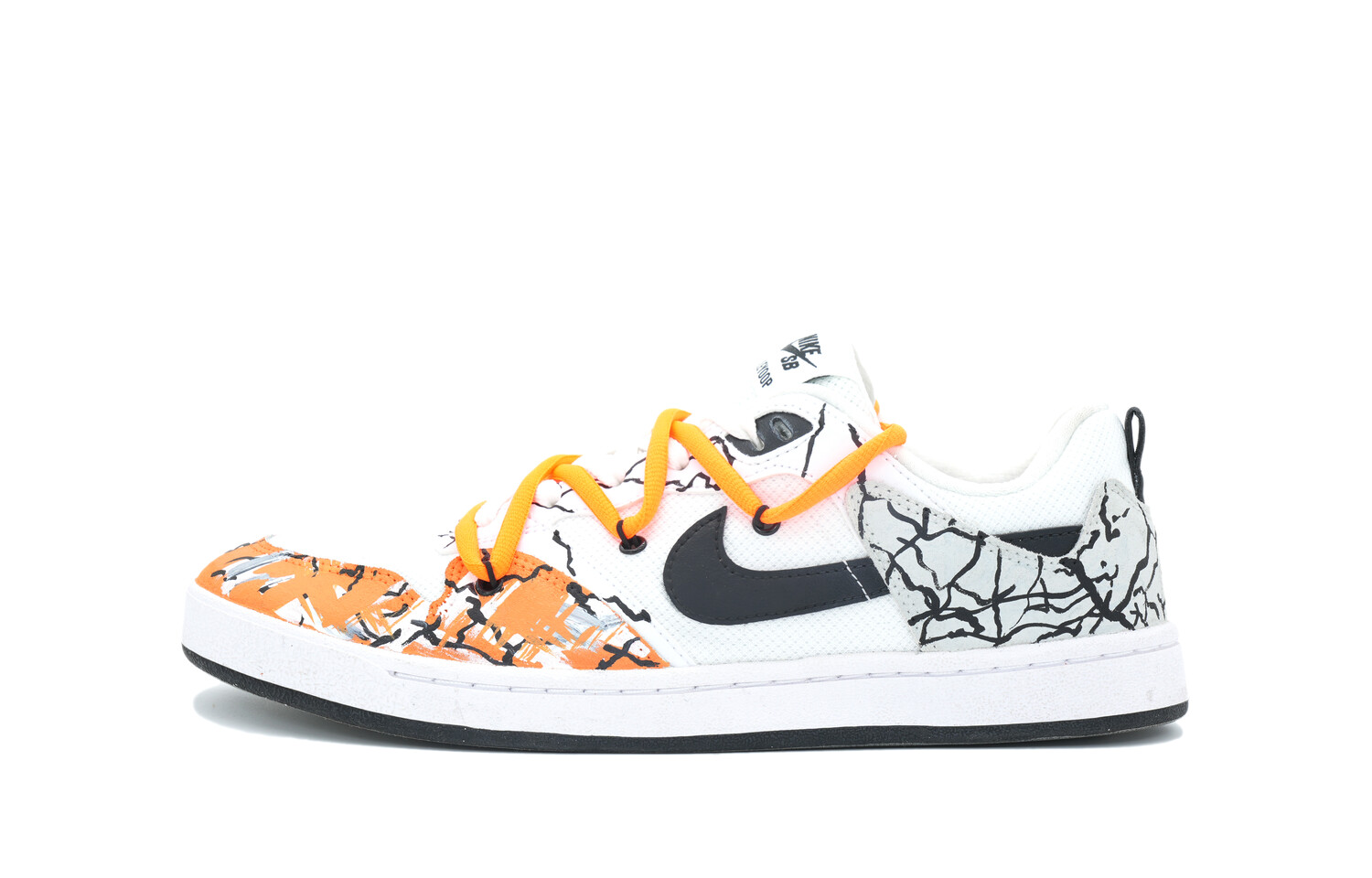 

Кроссовки Nike SB Alleyoop Skateboarding Shoes Women's Low-top Black/orange, оранжевый/красный