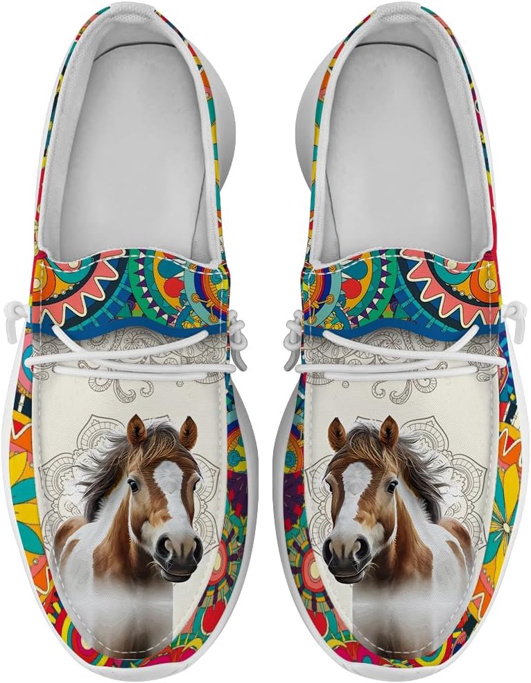 

Туфли с мандалой для женщин и мужчин, лоферы, слипоны, забавные подарки с животными для нее и для него Quorax, желтый