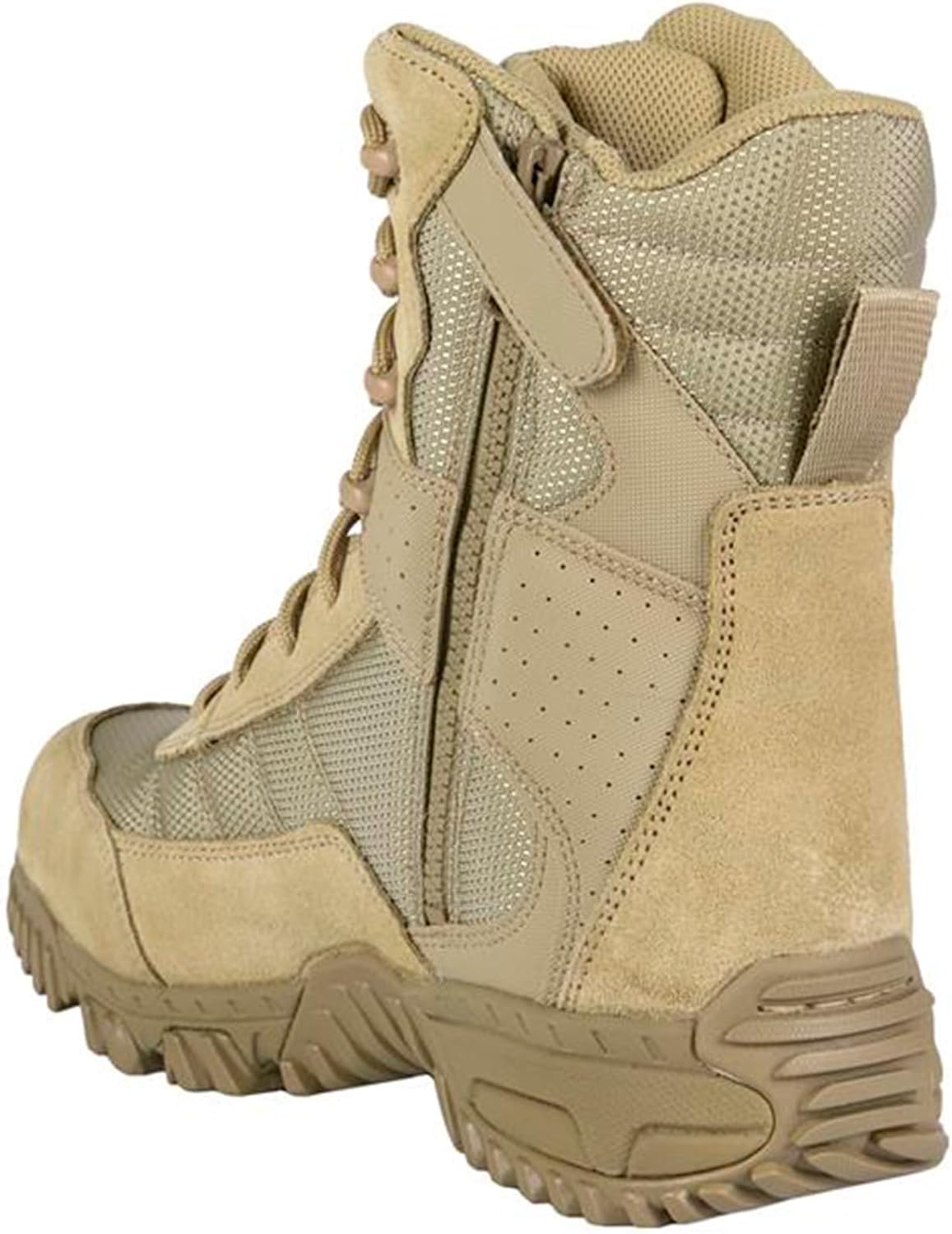 Ботинки Altama Unisex Vengeance SR 8 с боковой молнией, Легкие ботинки из натуральной кожи с текстильной подкладкой и язычком с жилеткой, 11.5 Women/10 Men Tan — фото 4