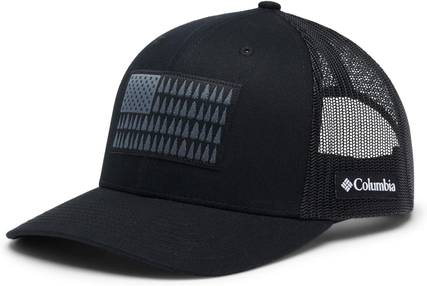 

Columbia Unisex-Adult Columbia Tree Flag Mesh Snap Back, Black