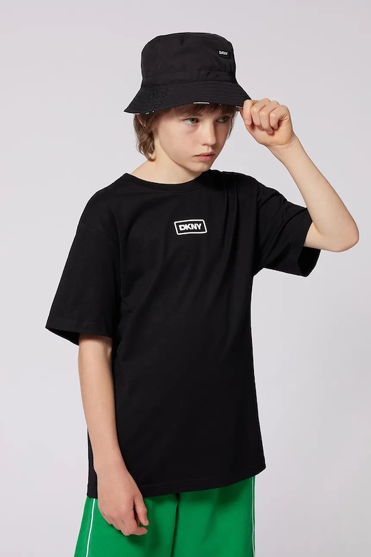 

Детская двусторонняя шляпа Dkny, черный