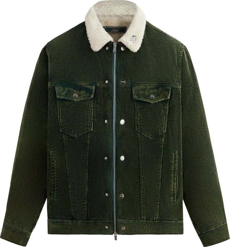

Куртка Kith Corduroy Laight 'Stadium', зеленый