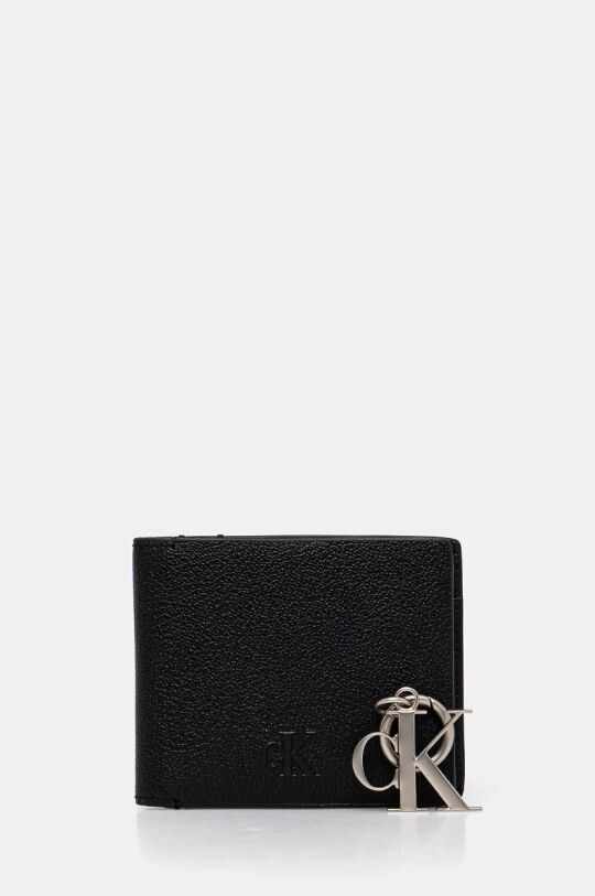 

Кожаный кошелек + брелок Calvin Klein Jeans, черный