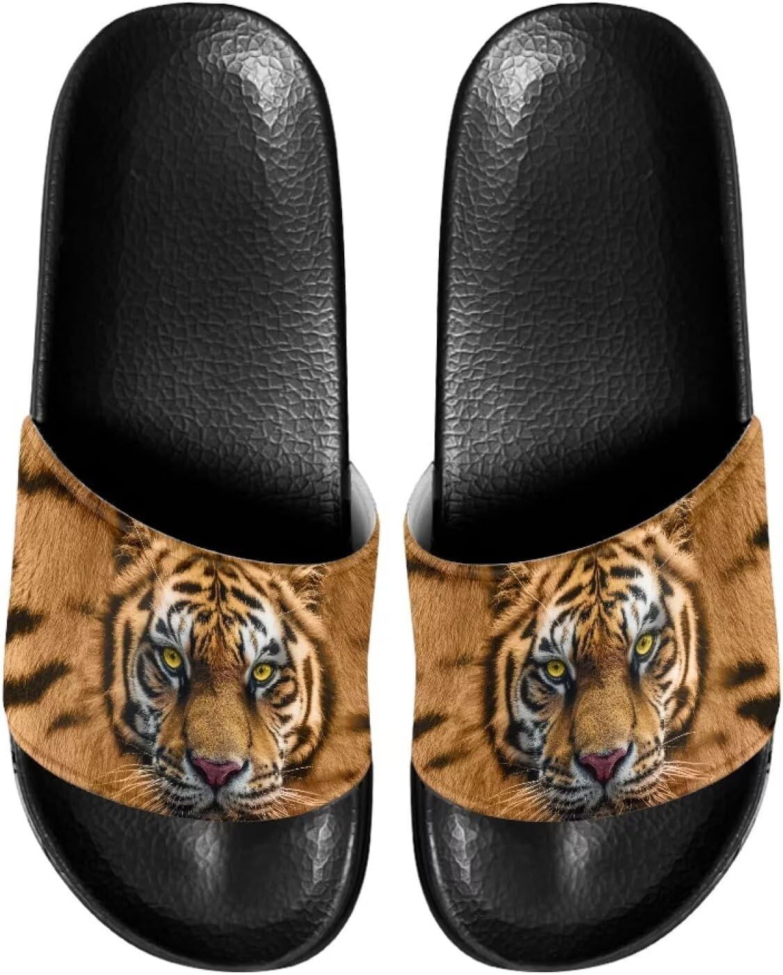 

Сланцы Gogavesne для мужчин, мягкие и удобные, с нескользящей подошвой, открытый носок, быстросохнущие, для душа, плавания, пляжа и прогулок, Tiger