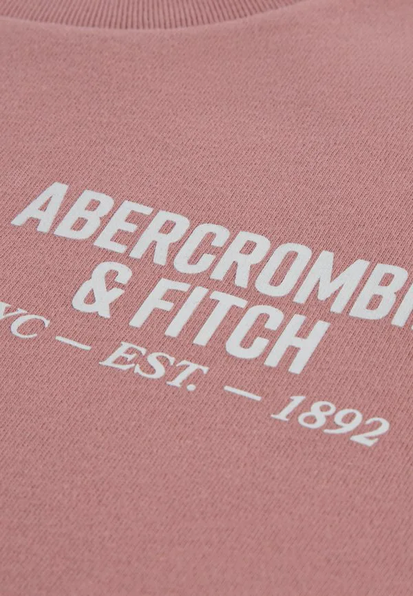 Футболка с логотипом nyc est 1892 Abercrombie & Fitch, Dusty Rose — фото 3
