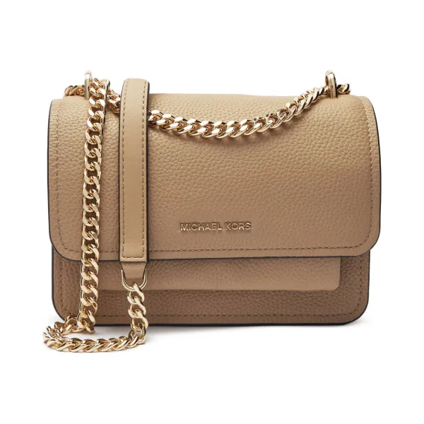 

Кожаная сумка через плечо Claire Michael Kors, бежевый