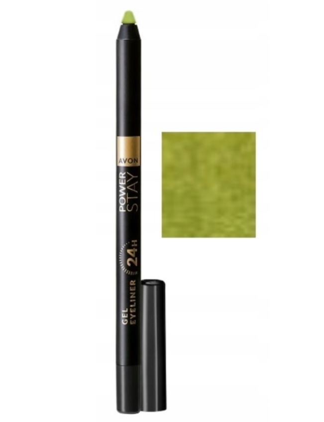 

Водостойкий гелевый карандаш для глаз Avon Power Stay Lime 24h