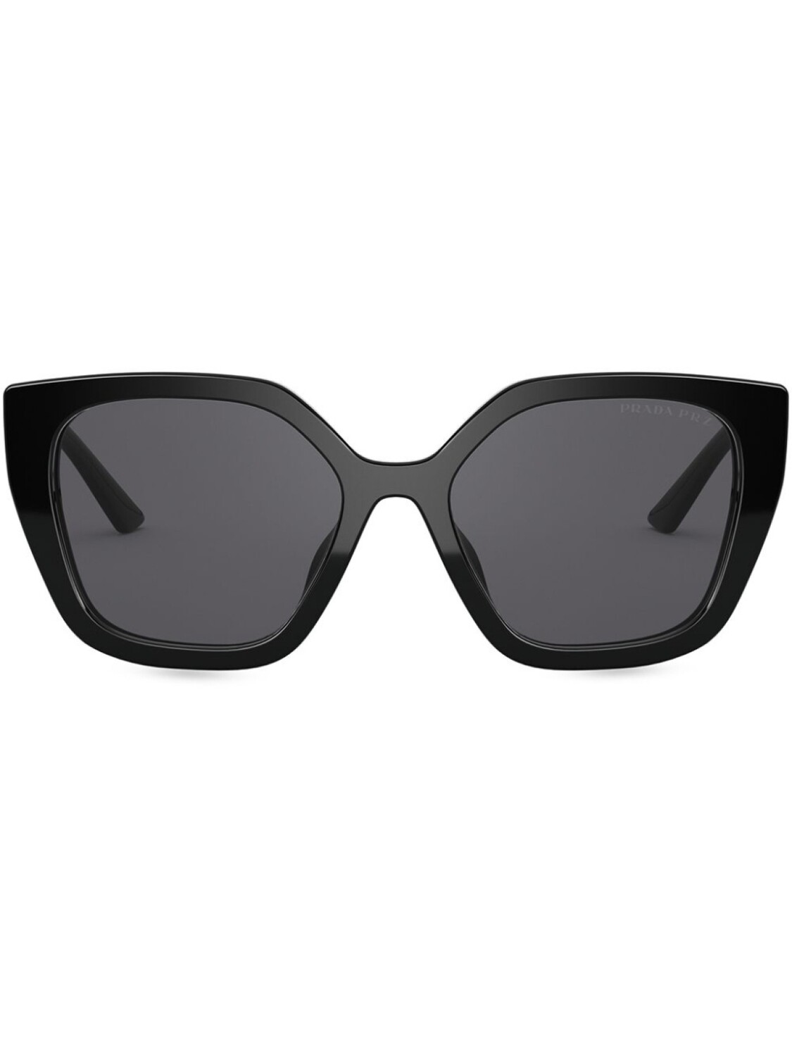 

Солнцезащитные очки в массивной оправе Prada Eyewear, черный