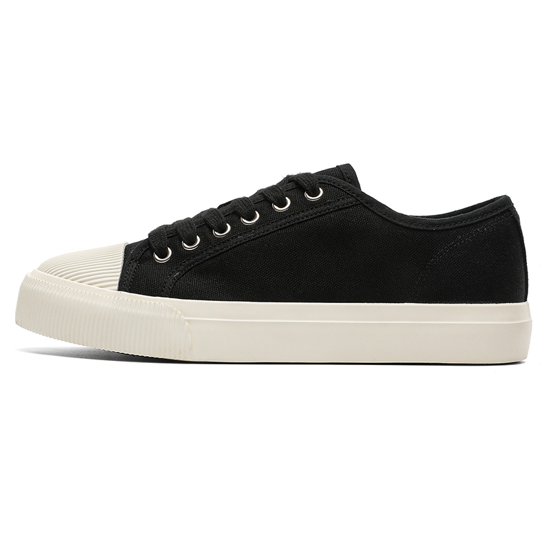 

PNKE Мужские низкие кеды из холста минималистичные черные, цвет Minimalist Black